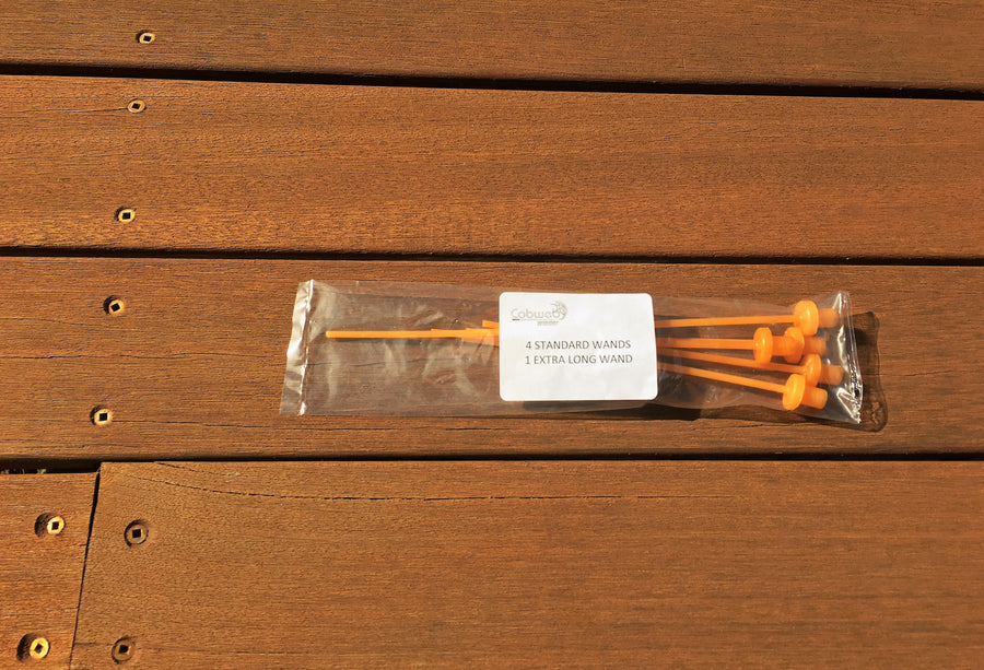 Packet of 5 spare flexible wands